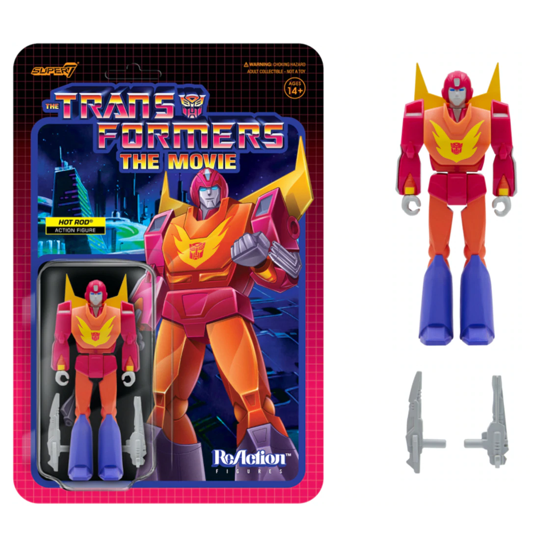 Super7 ReAction: Transformers - Hot Rod