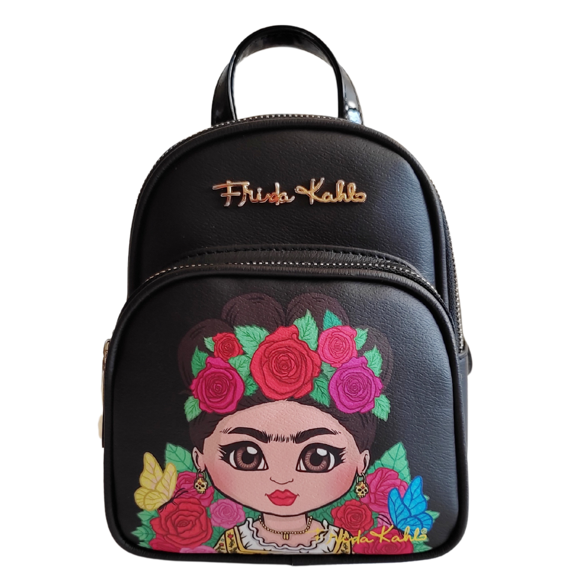Mini Mochila Original Frida Kahlo Animada Backpack FA1001.