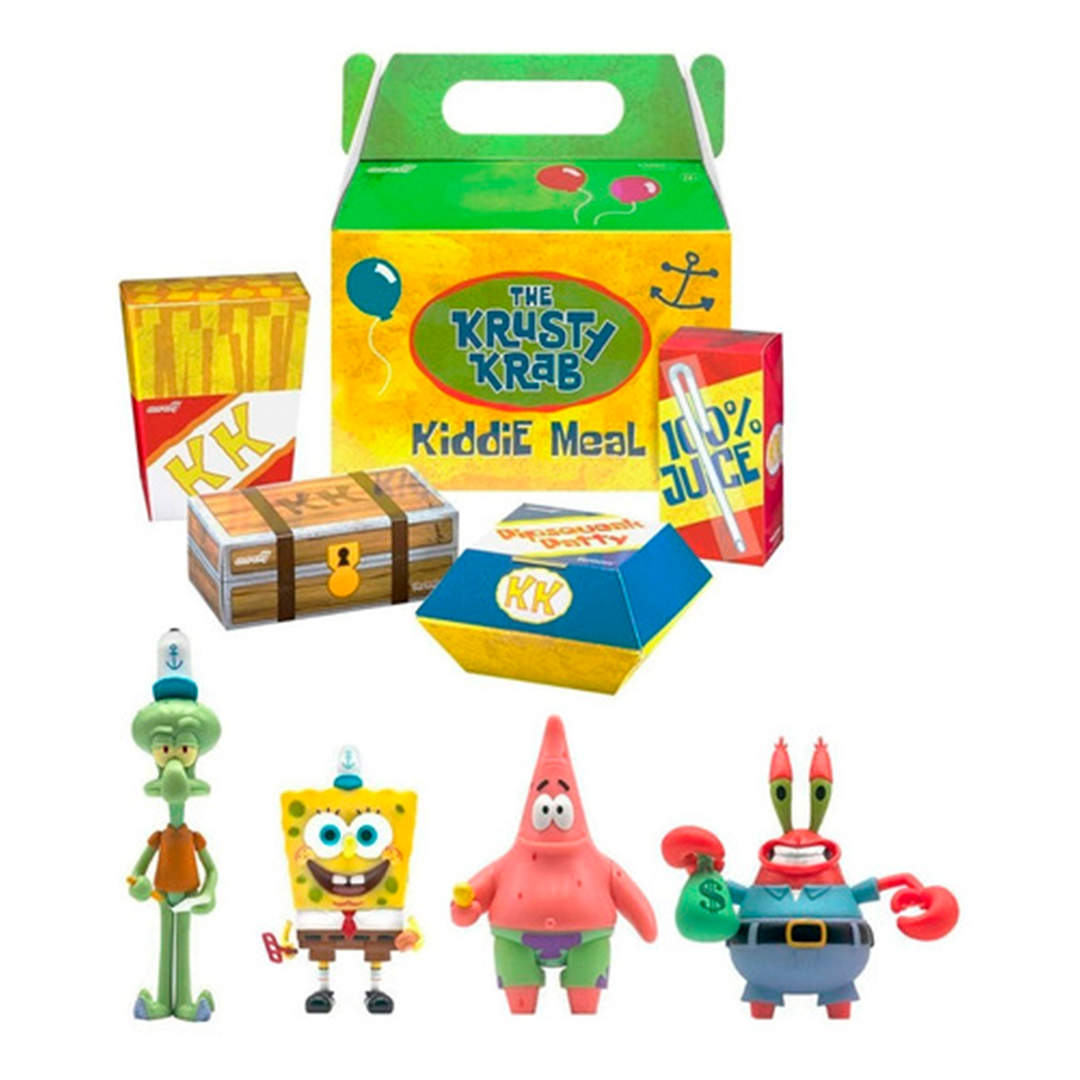 Super Seven Reaction: Bob Esponja - Crustaceo Cascarudo Krusty Krab NYCC Exclusivo