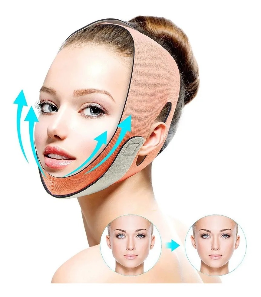 Faja Mentonera Reduce Papada Cachete Moldea Antiarrugas