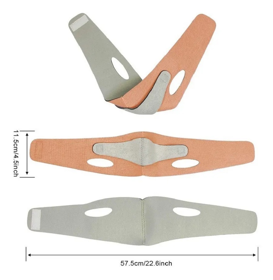 Faja Mentonera Reduce Papada Cachete Moldea Antiarrugas