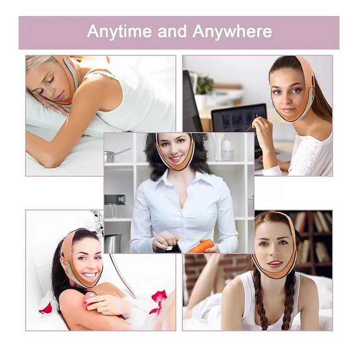 Faja Mentonera Reduce Papada Cachete Moldea Antiarrugas