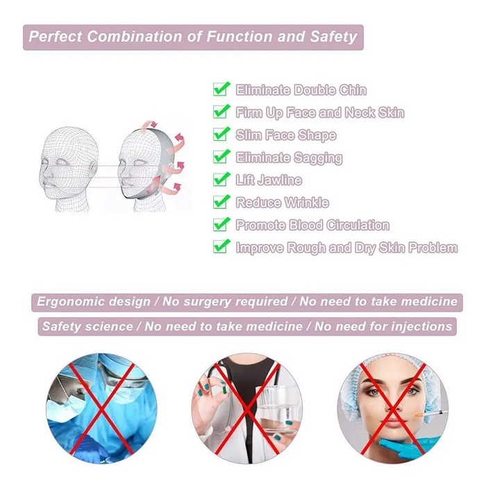 Faja Mentonera Reduce Papada Cachete Moldea Antiarrugas