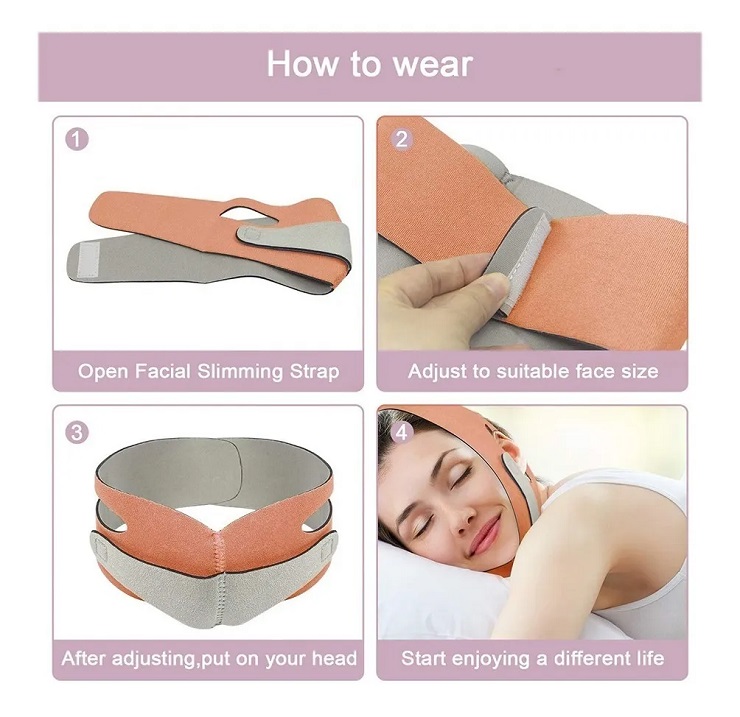 Faja Mentonera Reduce Papada Cachete Moldea Antiarrugas