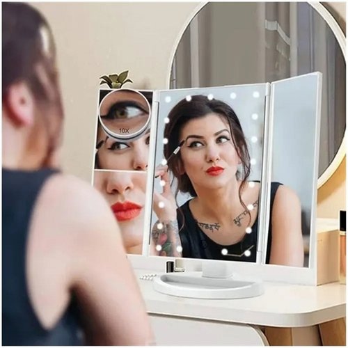 Espejos Para Maquillaje Luz Con Aumento