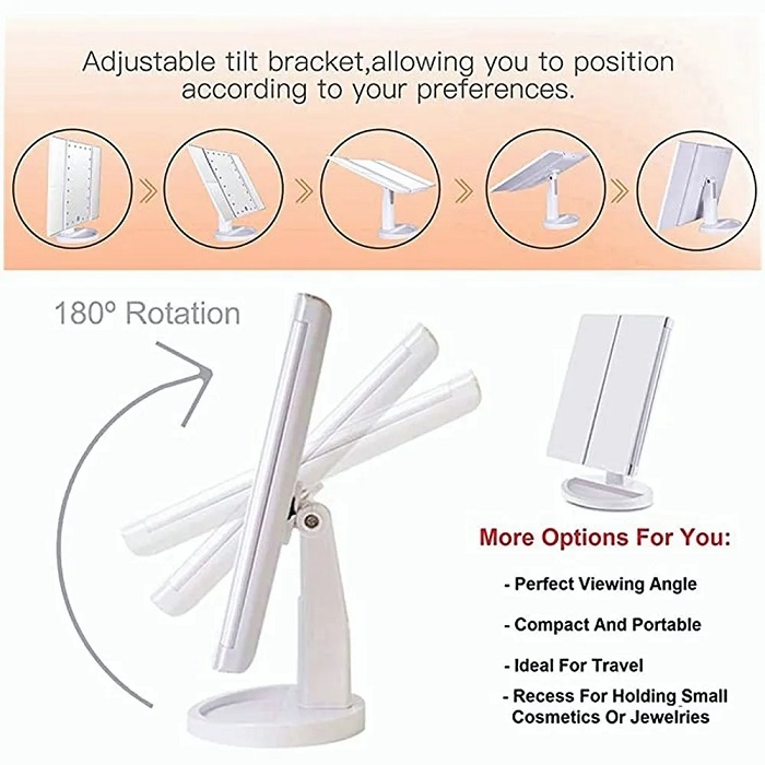 Espejos Para Maquillaje Luz Con Aumento