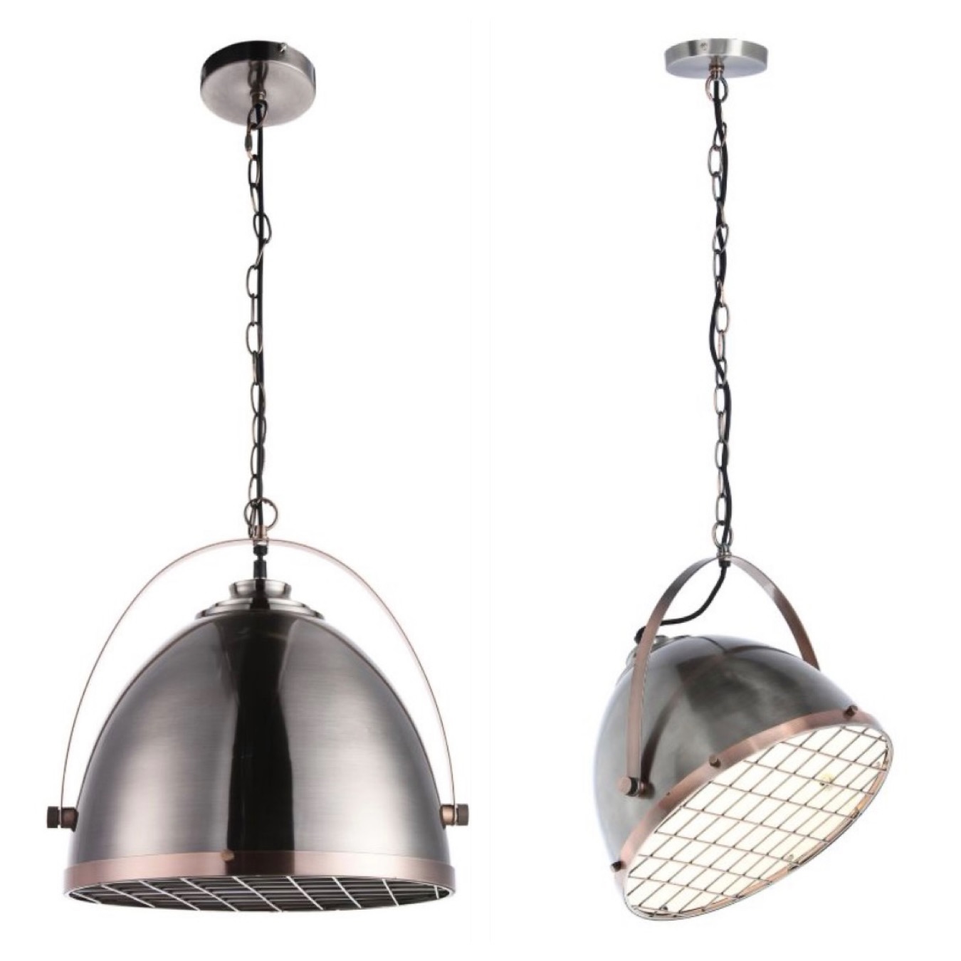 Lampara colgante trend Metal 42cm tipo industrial 40W