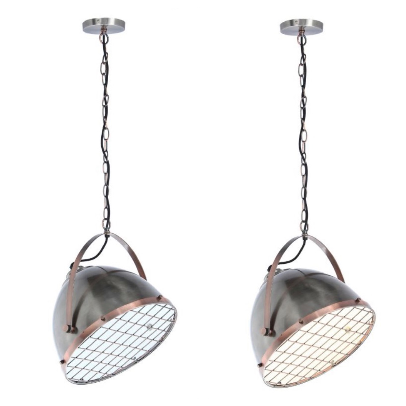 Lampara colgante trend Metal 42cm tipo industrial 40W