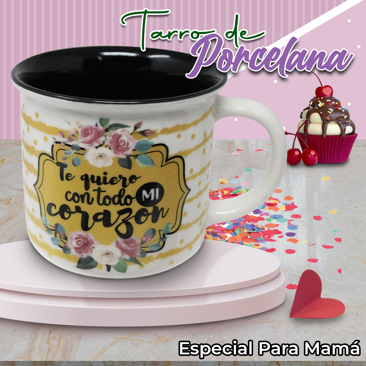 Taza Tarro Para Cafe Grande Frases Mama 10 De Mayo Porcelana
