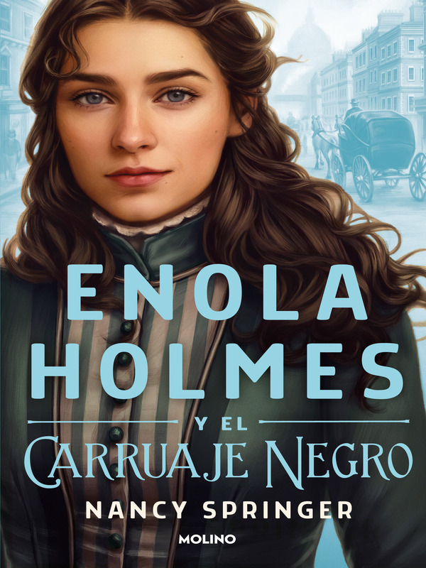 Enola Holmes y el carruaje negro, Autor Nancy Springer