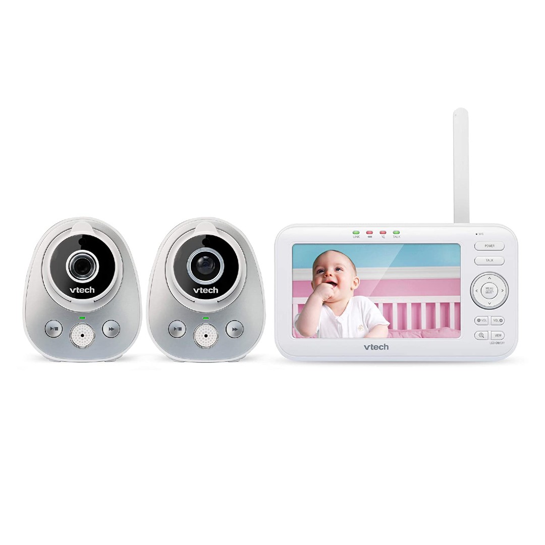 Vtech 2 Camaras Video Digital Monitor Para Bebe De 2.5pulg Vm352-2