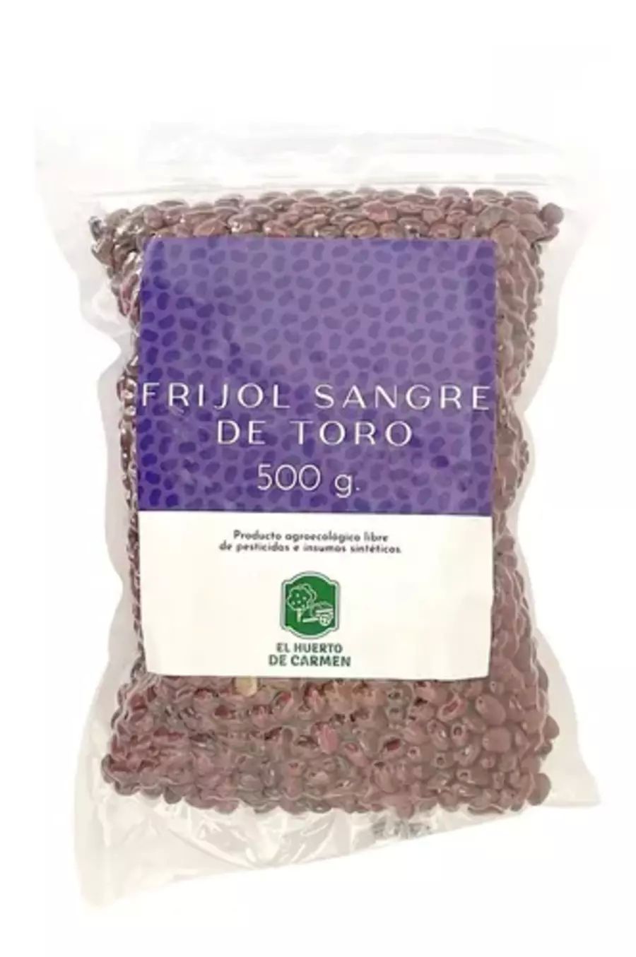 Frijol Sangre De Toro Orgánico 500g Huerto De Carmen Agroecológico