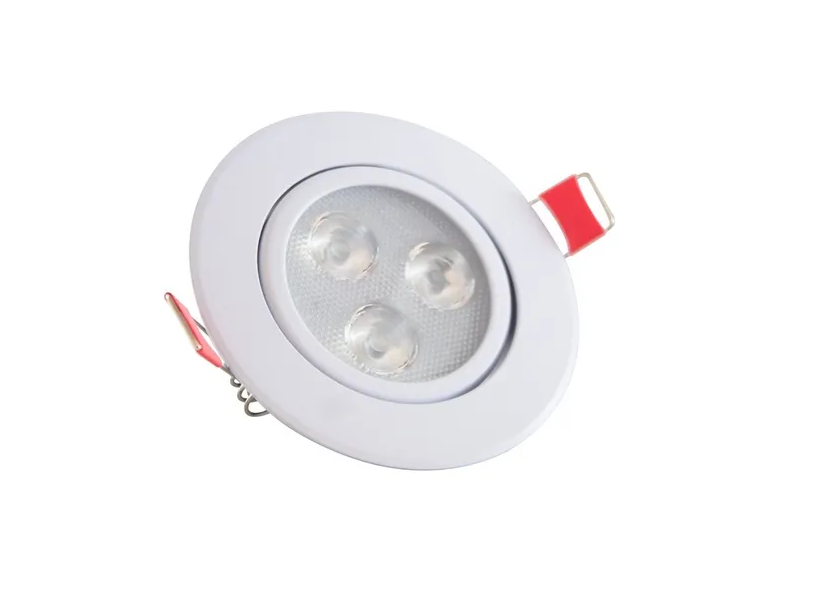 Empotrado Plafon Led 3w Spot Blanco Luz Blanca Dirigible