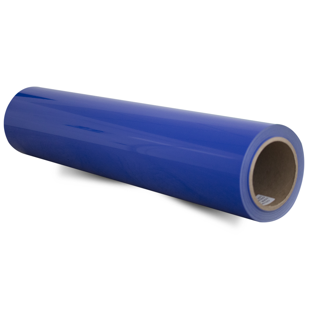 Vinil Textil PU Non Glue Básico HD Color Make 0,51x5 metros. Royal Blue/Azul Rey 