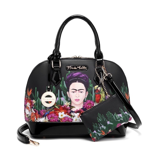 Bolsa Satchel con monedero Frida Kahlo Cactus Original 902