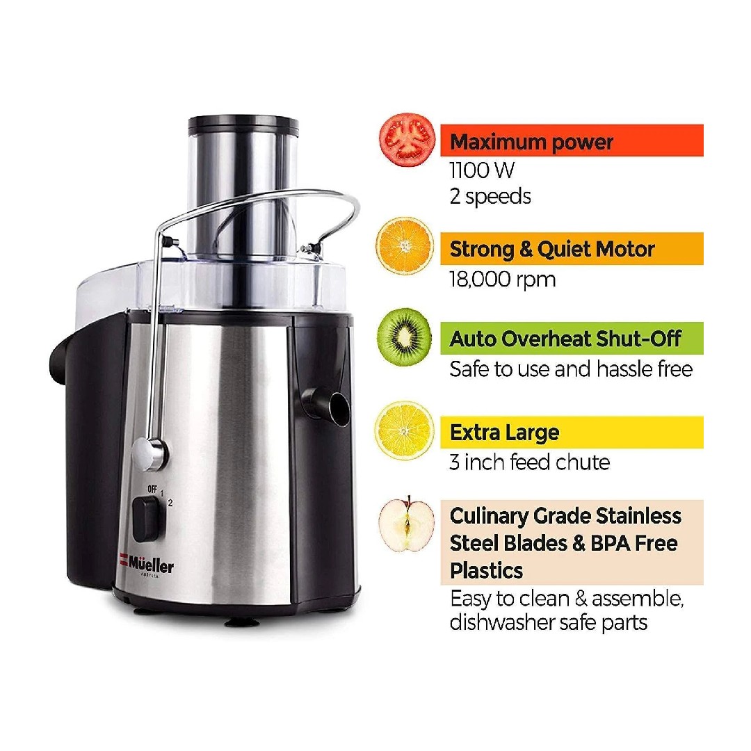 Extractor De Jugos Mueller Austria Ultra-juicer Mu-100 gris
