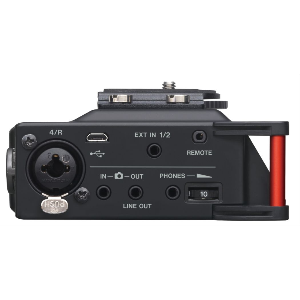 Grabadora Portátil TASCAM DR-70D 4 entradas XLR/Phantom/SD hasta 128 GB