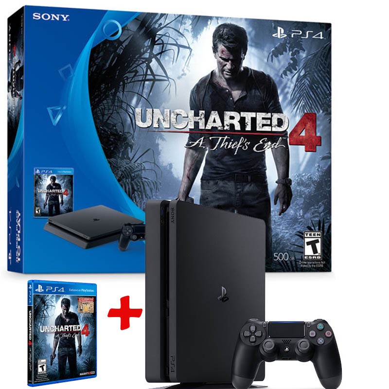 Ps4 Slim Uncharted 4 | 2TB | 1 Control | Usado