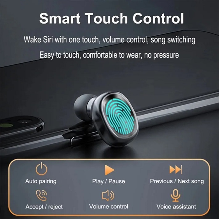 Auriculares Inalámbricos Bluetooth Tws B9 5.0 Touch Pull