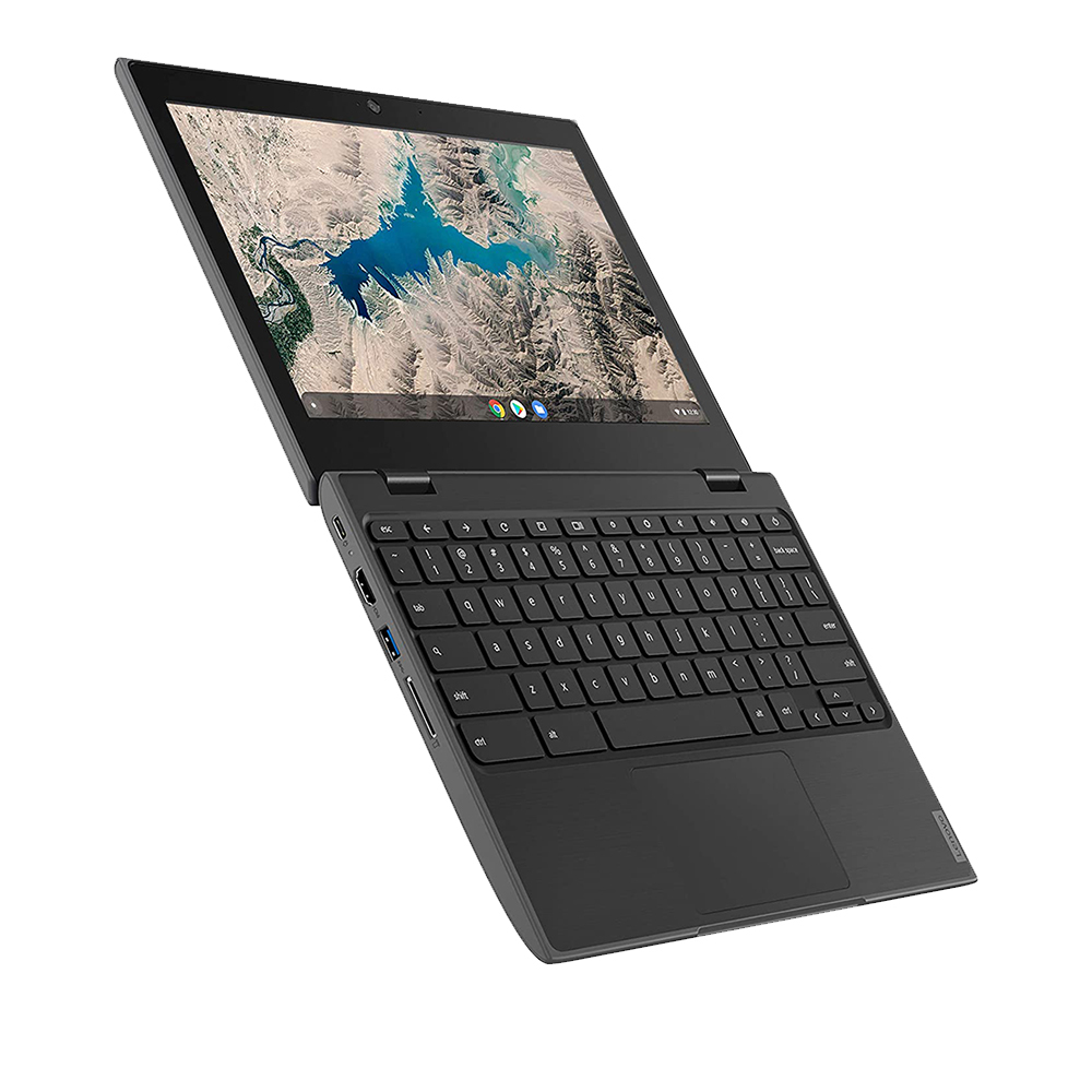 Lenovo Chromebook 100e Segunda Generacion Ram 4GB Disco EMMC 32GB Pantalla 11.6 Pulgadas Procesador mediatek MT8173C - Negro