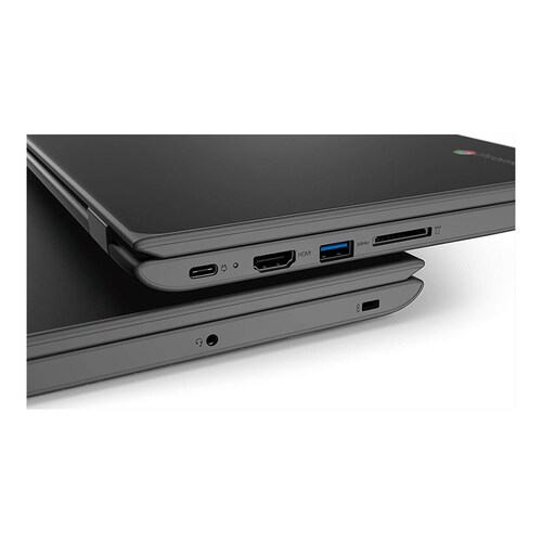 Lenovo Chromebook 100e Segunda Generacion Ram 4GB Disco EMMC 32GB Pantalla 11.6 Pulgadas Procesador mediatek MT8173C - Negro