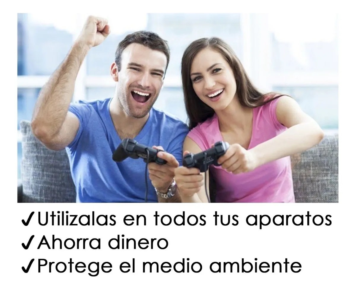 Cargador Con 8 Pilas Aa Doble A Recargables 1.2v mitzu