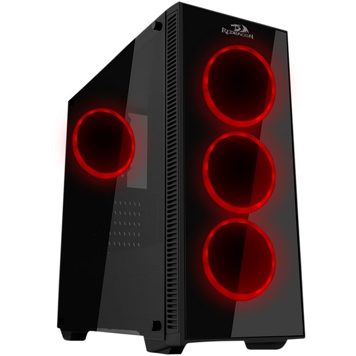 Gabinete Redragon Sideswipe Pro ARGB 4 Ventiladores Vidrio Templado GC-601