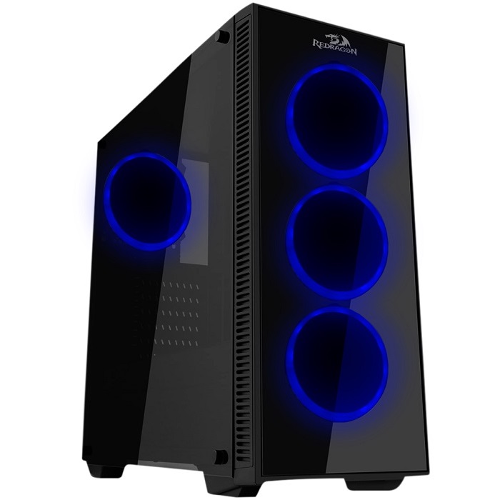 Gabinete Redragon Sideswipe Pro ARGB 4 Ventiladores Vidrio Templado GC-601