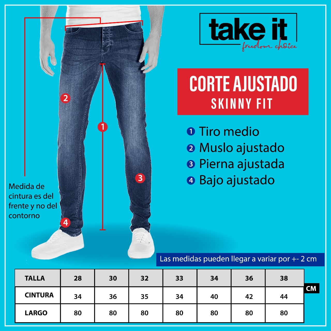 Talla 30 en pantalon hombre hot sale