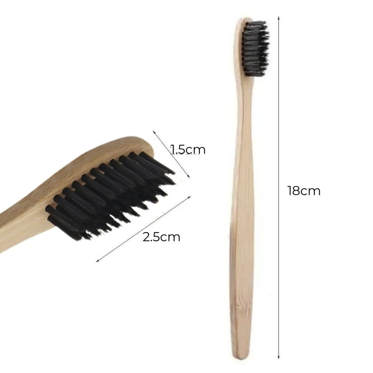 Cepillo De Dientes Bambu 1pz Suave Biodegradable Ecologico Adulto