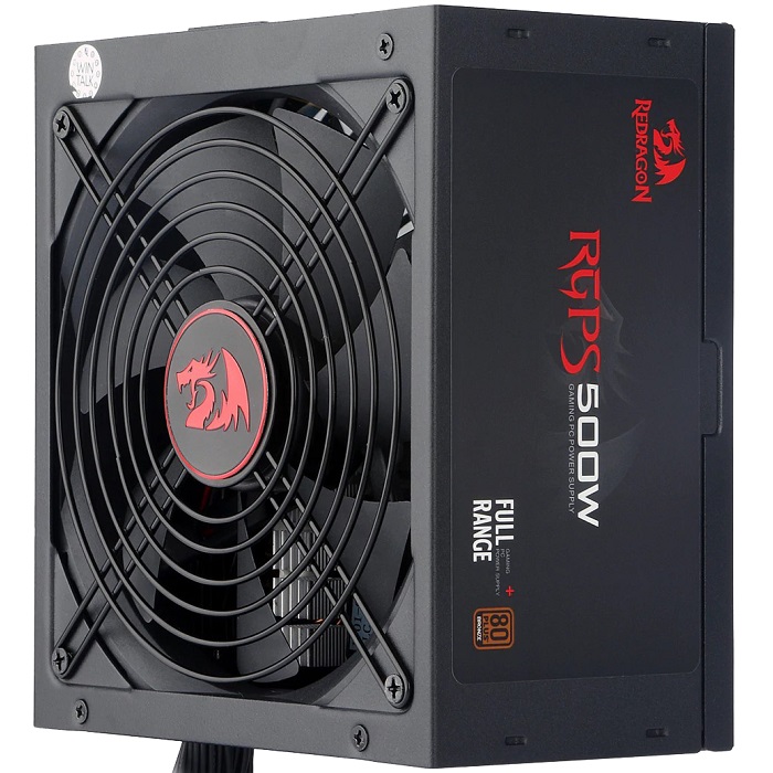Fuente De Poder Redragon RGPS-500W 80 Plus Bronze GC-PS001
