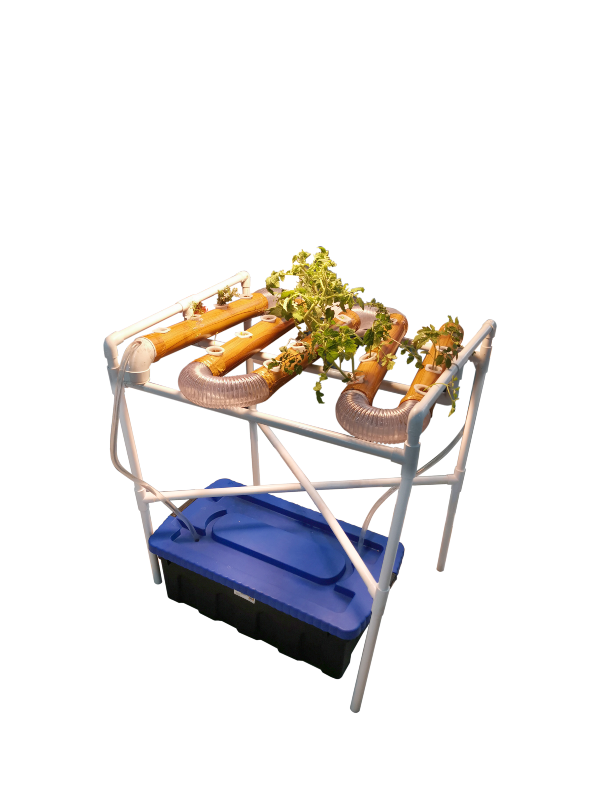 Sistema Hidroponico Horizontal con Controlador Inteligente de Flujo de Agua PH Humedad Temperatura Intensidad de Luz UV / Master / ECO-IOT20H