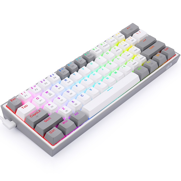 Teclado Redragon Fizz Pro K616-RGB Mecanico Switch Red Alambrico Inalambrico Y Bluetooth Ingles