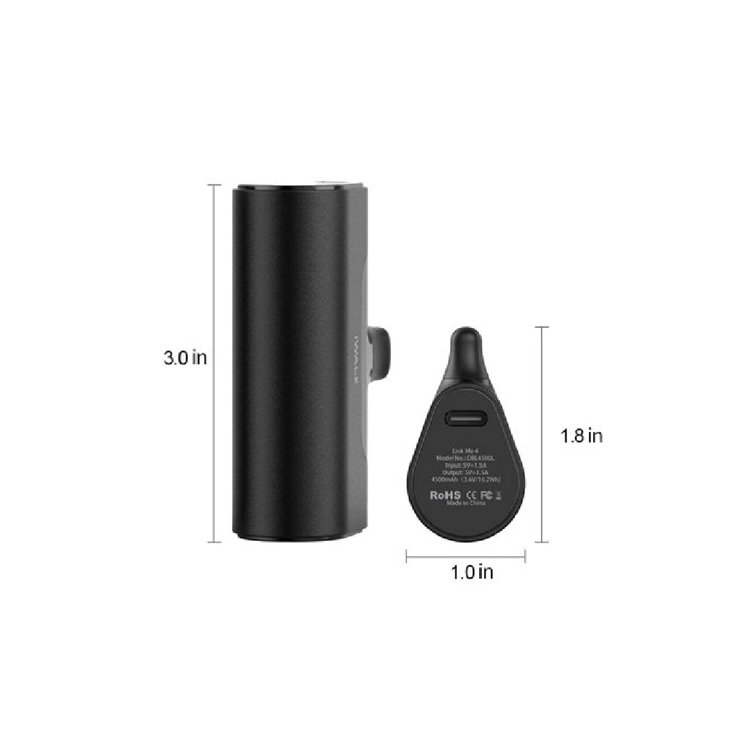 Iwalk - Batería / Cargador Portátil Para iPhone (3350mah) Color Negro