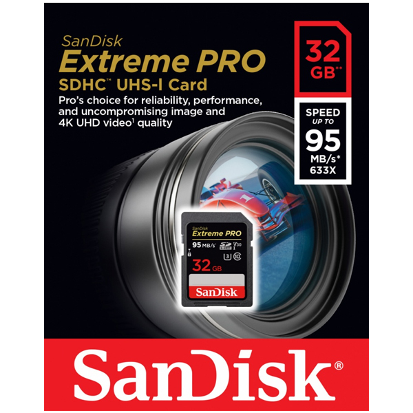 Tarjeta SD 32GB SANDISK Alta Resistencia Graba 4K SDSDXXG-032G-GN4IN