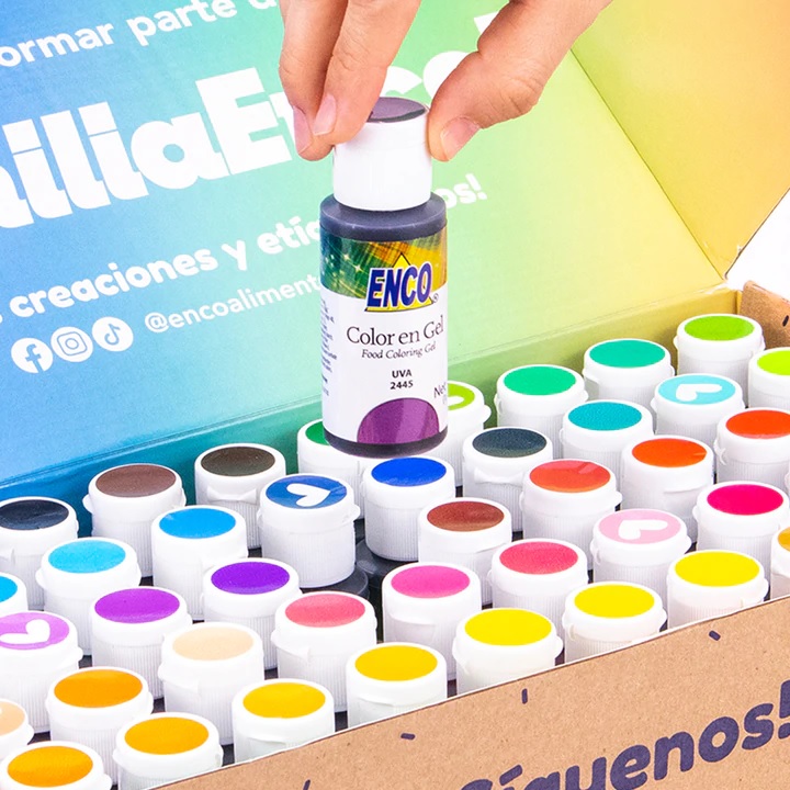 Kit De 50 Colores En Gel 40gr Enco PT-920010