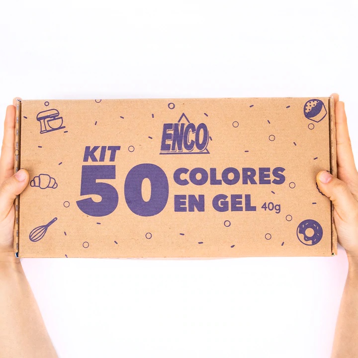 Kit De 50 Colores En Gel 40gr Enco PT-920010