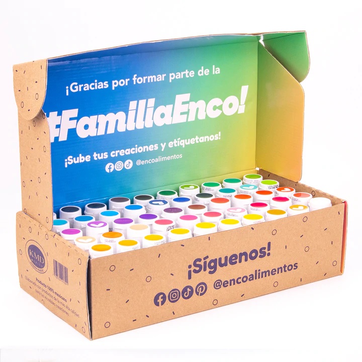 Kit De 50 Colores En Gel 40gr Enco PT-920010
