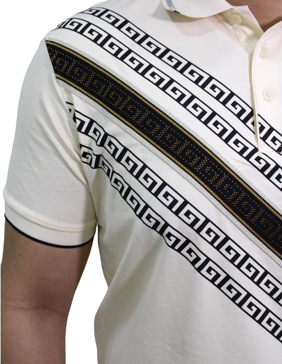 Playera Polo Caballero Marca Pavini P-2047-APRICOT