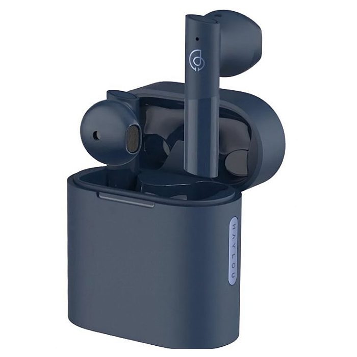 Audífonos in-ear inalámbricos Haylou T Series MoriPods azul