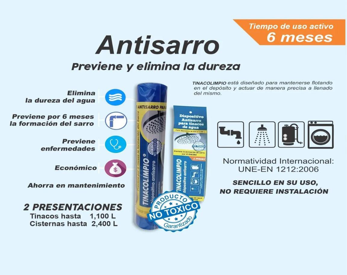 Antisarro para tinacos