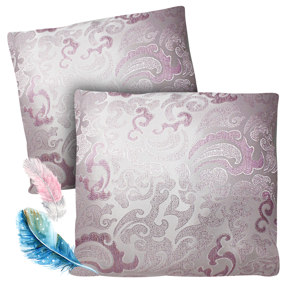 Cojines Decorativos Sala Recamara Suaves Almohada Set 2 Pzs