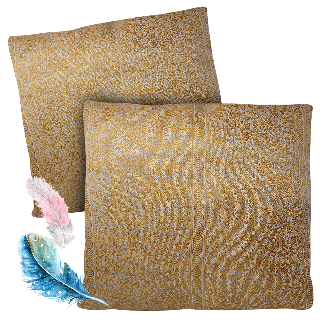 Cojines Decorativos Sala Recamara Suaves Almohada Set 2 Pzs