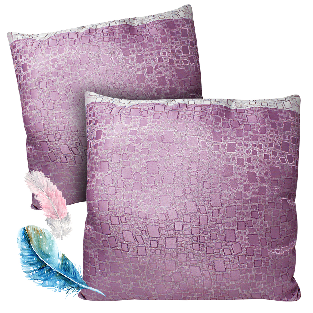 Cojines Decorativos Sala Recamara Suaves Almohada Set 2 Pzs