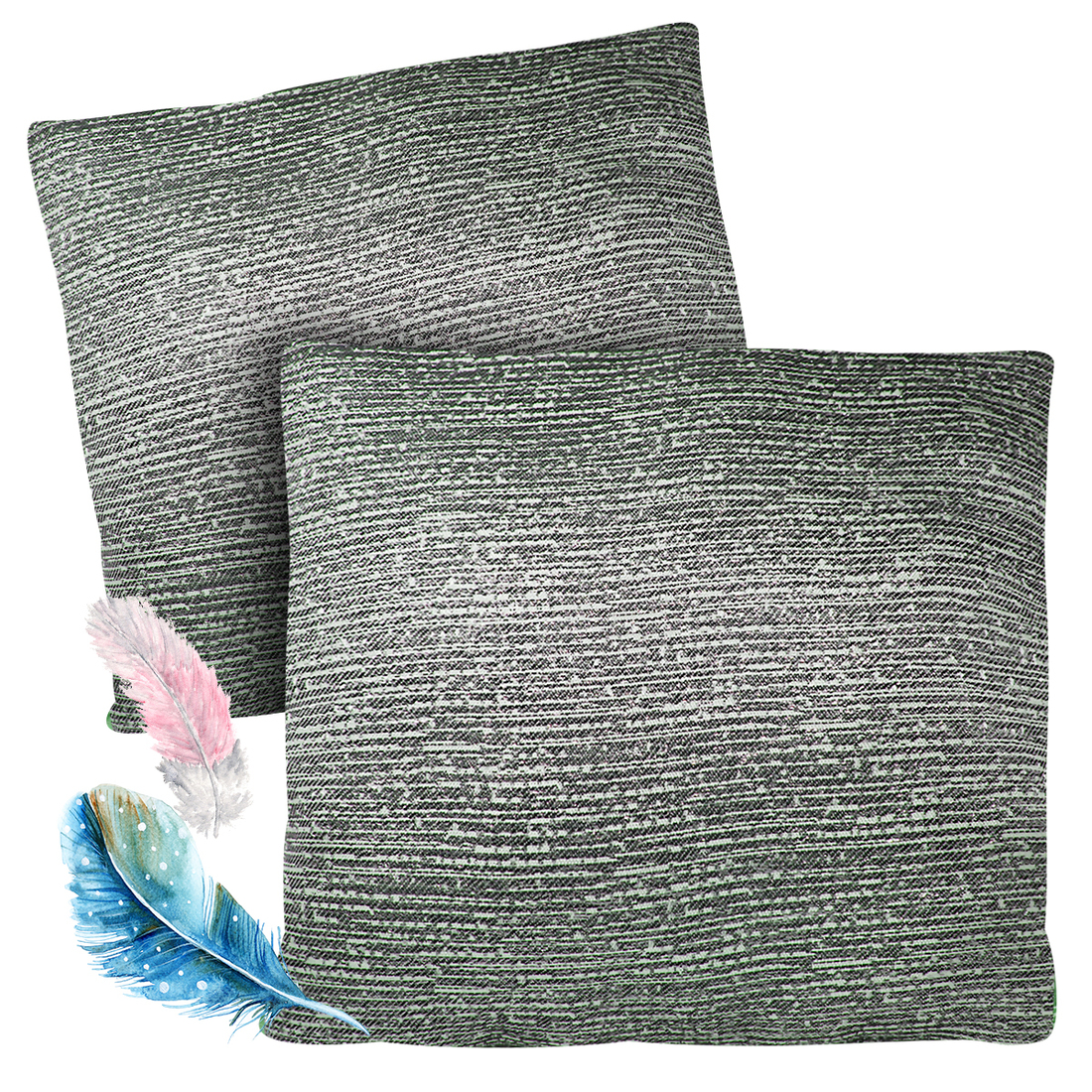 Cojines Decorativos Sala Recamara Suaves Almohada Set 2 Pzs