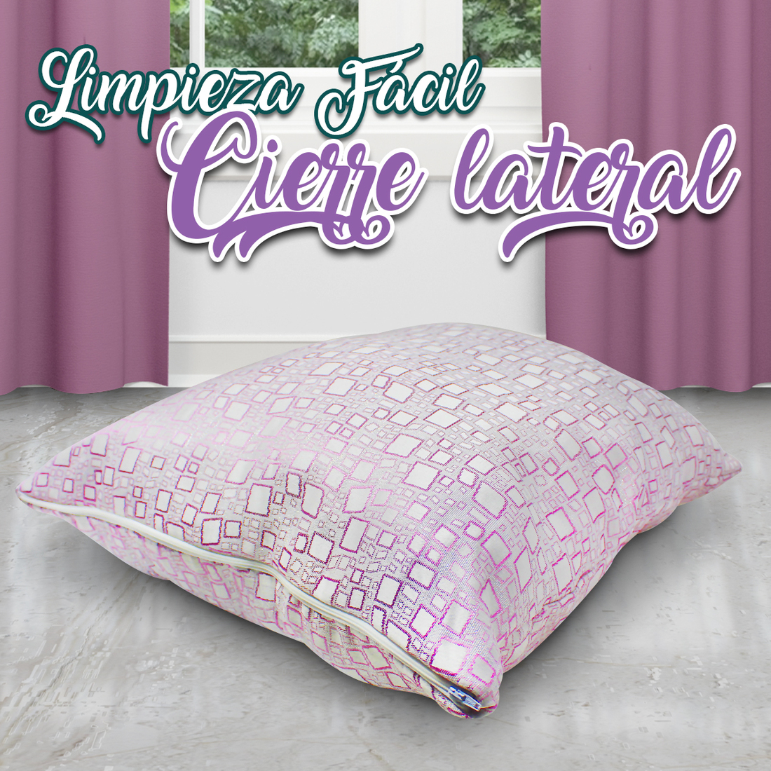 Cojines Decorativos Sala Recamara Suaves Almohada Set 2 Pzs