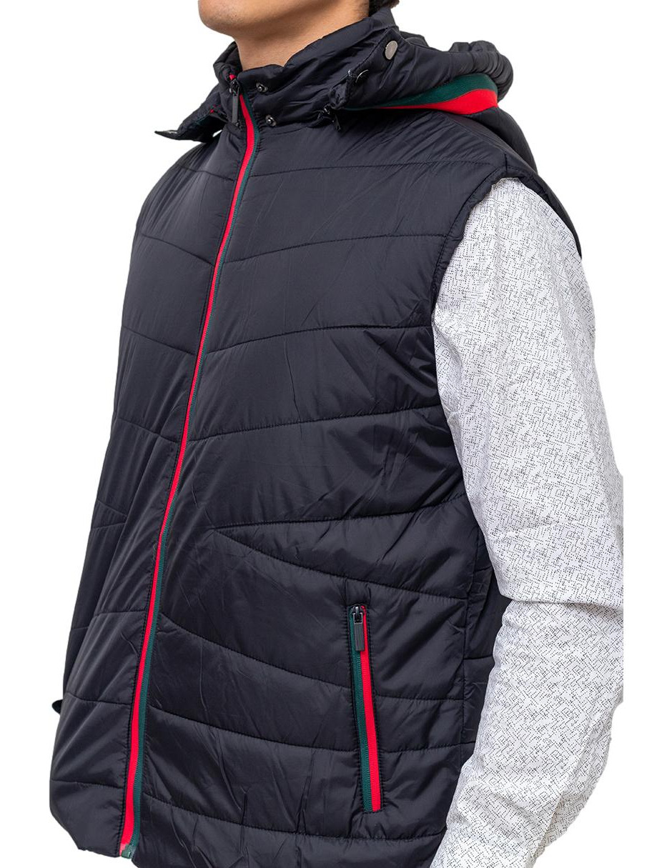 Chaleco Para Hombre Marca Moderno MJVT-7008-BLACK
