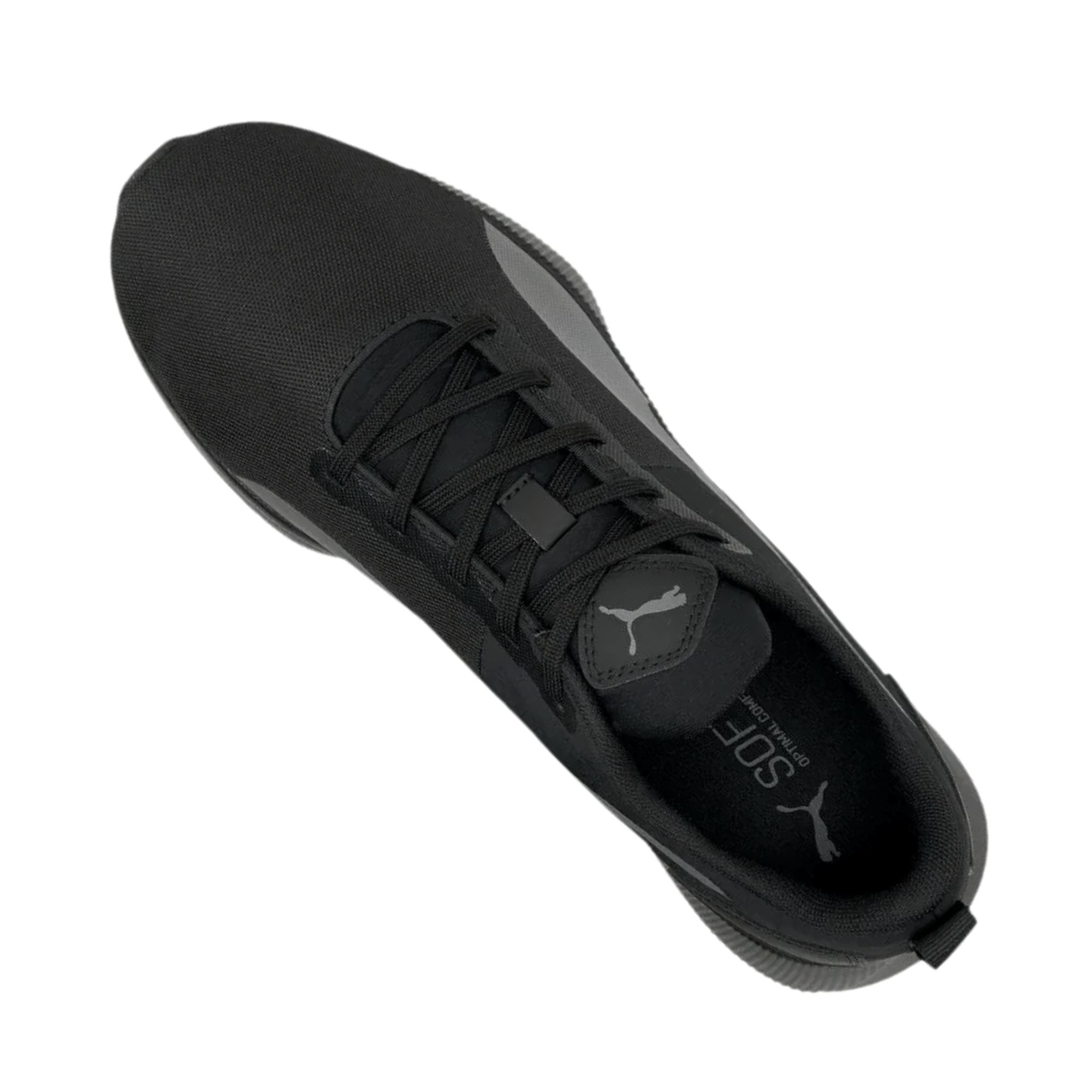 Tenis Puma Fly Runner Mesh Negro con Gris Originales 19534302