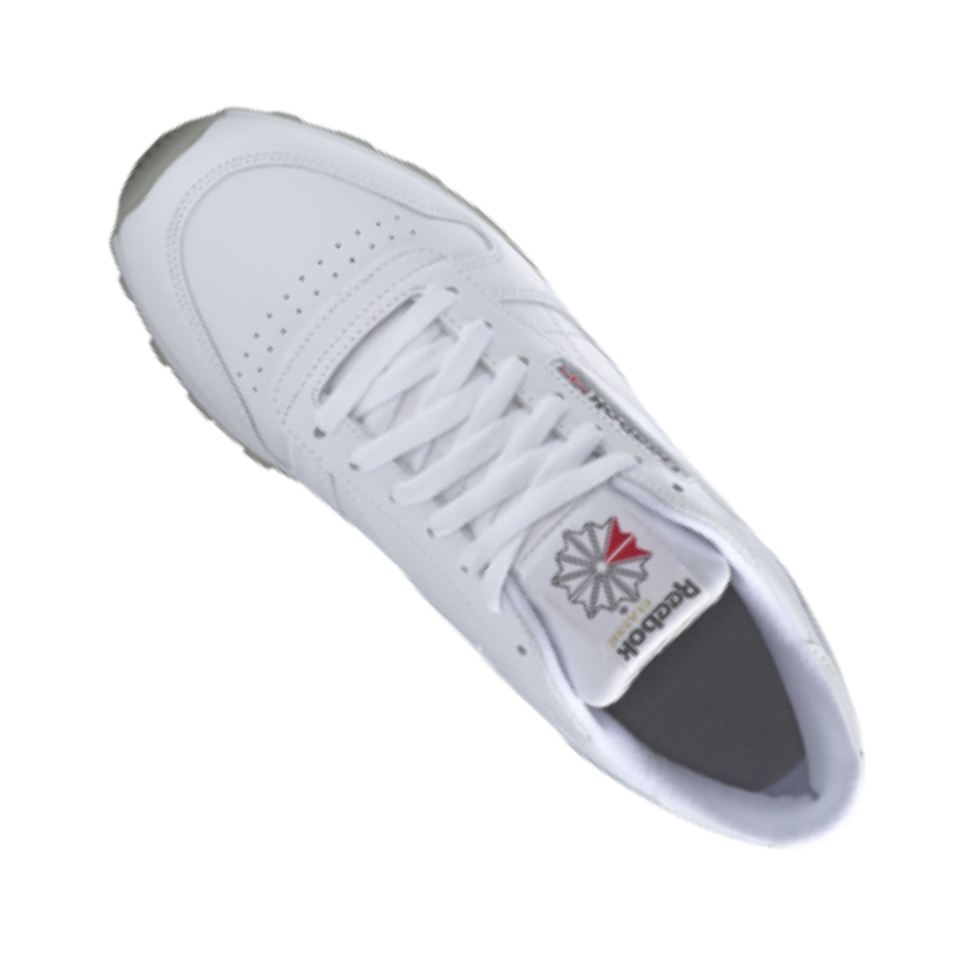 Tenis Reebok Clasico Leather Blanco con Gris Originales 2214