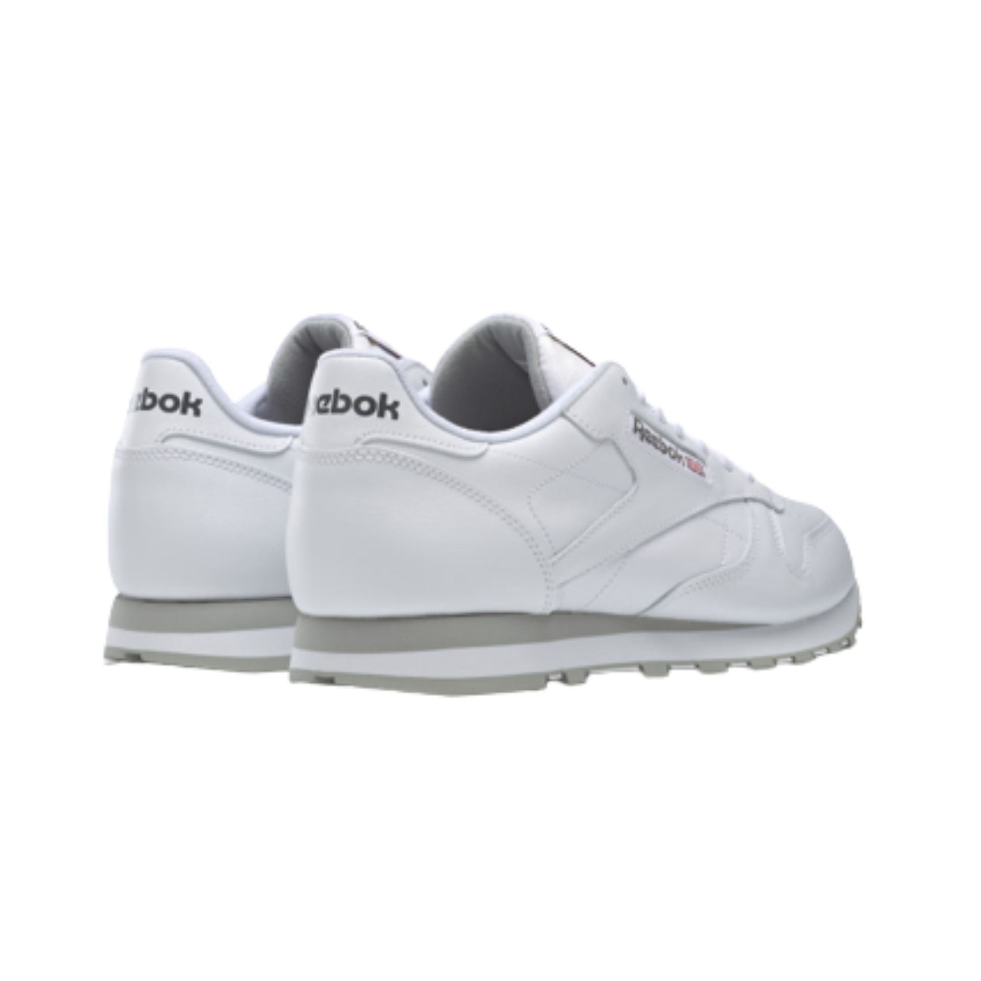 Tenis Reebok Clasico Leather Blanco con Gris Originales 2214